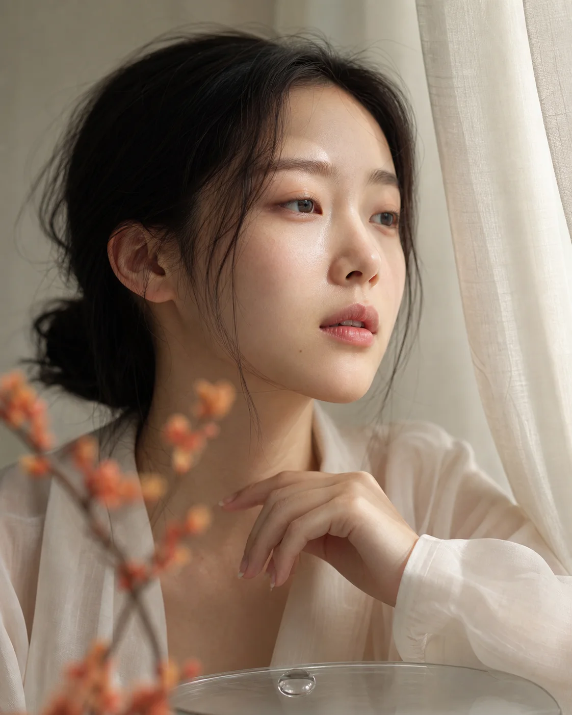 라라필 프로페셔널 루틴을 표현한 자연광 제품 이미지